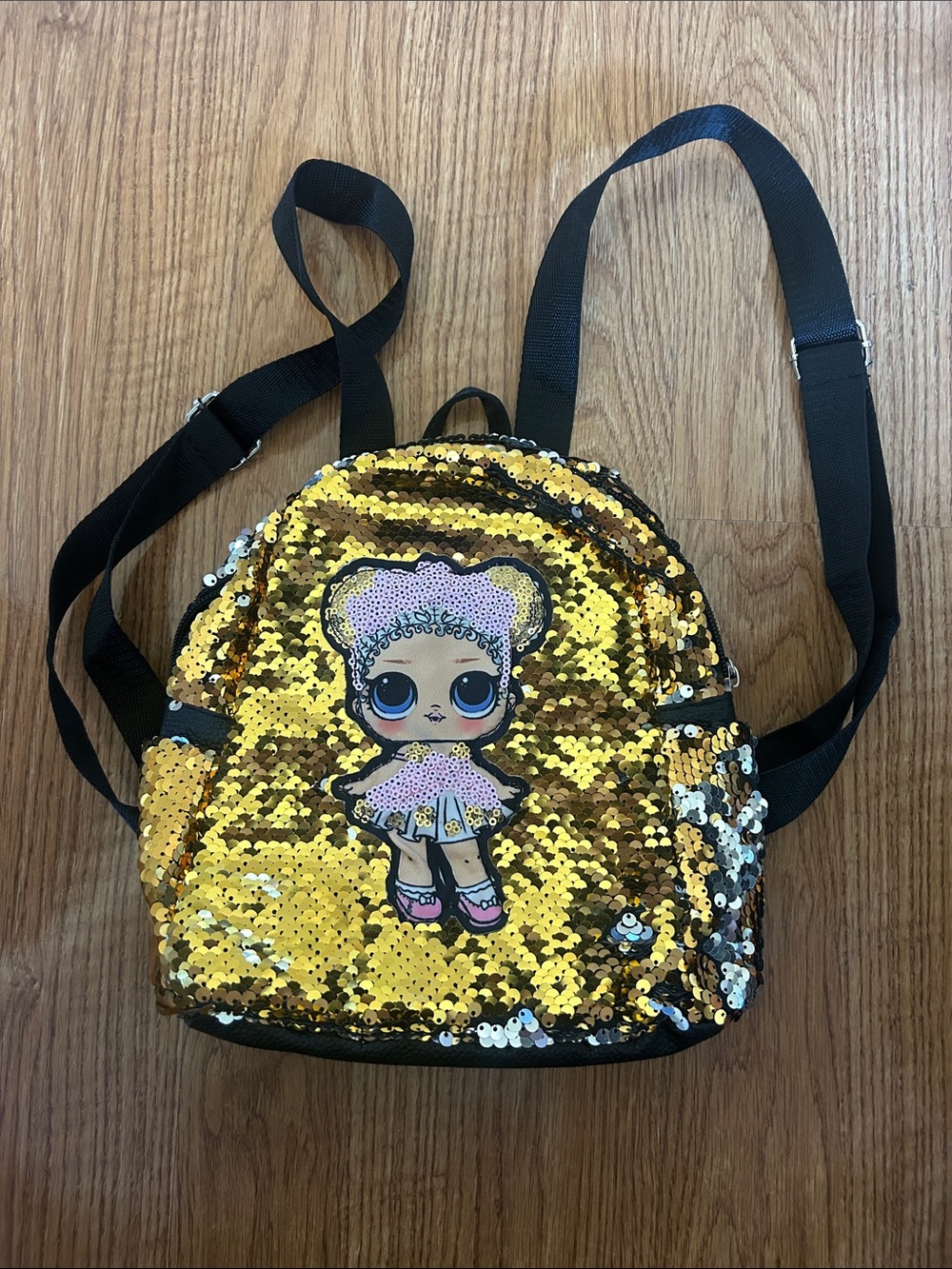L.O.L. Surprise! Kids Sequin Mini Backpack - Gold